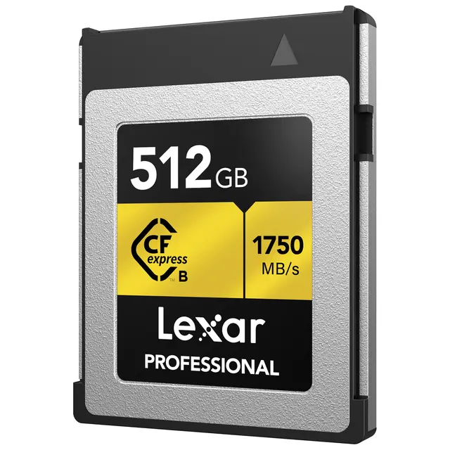 Lexar CFexpress Pro Gold 512GB Type B Type B. R1750/W1500 MB/s 