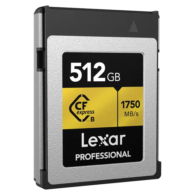 Lexar CFexpress Pro Gold 512GB Type B Type B. R1750/W1500 MB/s 