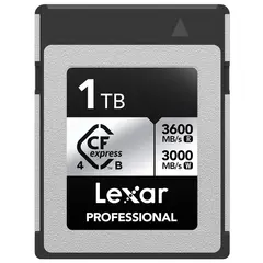 Lexar CFexpress 4.0 Pro Silver 1TB Type B. R3600/W3000 MB/s