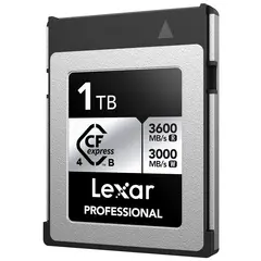 Lexar CFexpress 4.0 Pro Silver 1TB Type B. R3600/W3000 MB/s