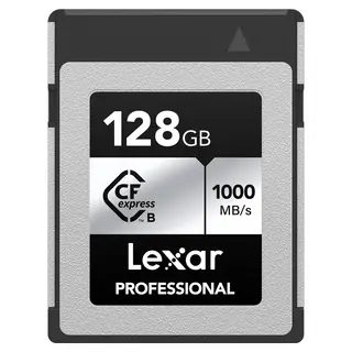 Lexar CFexpress Pro Silver 128GB Type B. R1000/W600 MB/s