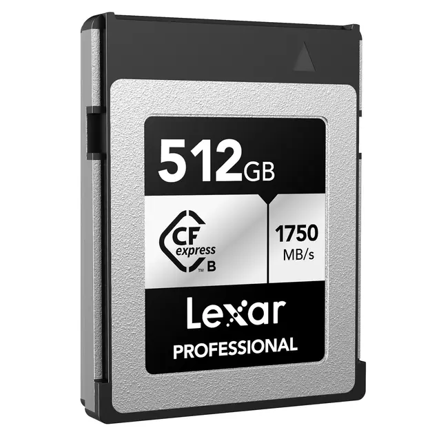Lexar CFexpress Pro Silver 512GB Type B. R1750/W1300 MB/s 