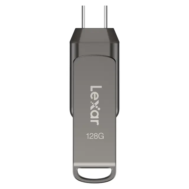 Lexar JumpDrive Dual Drive D400 128GB 128GB Minnepinne. USB-C og USB-A 