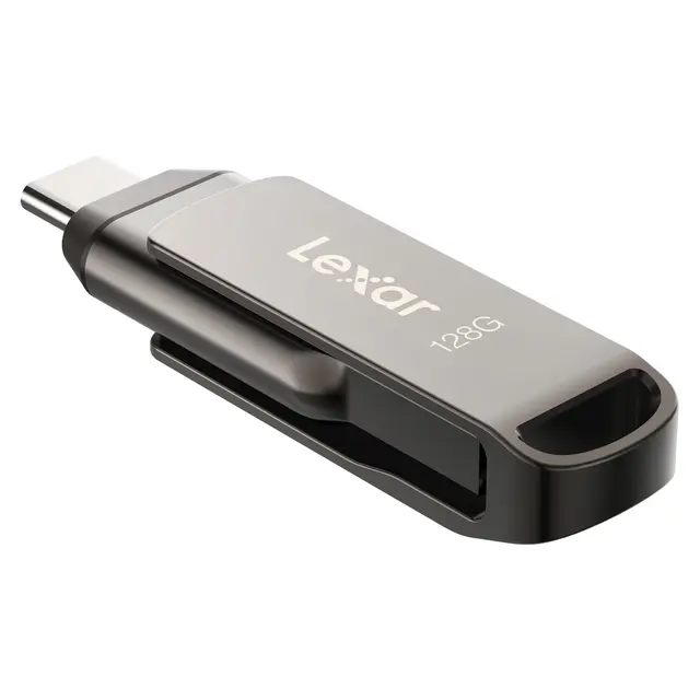 Lexar JumpDrive Dual Drive D400 128GB 128GB Minnepinne. USB-C og USB-A 