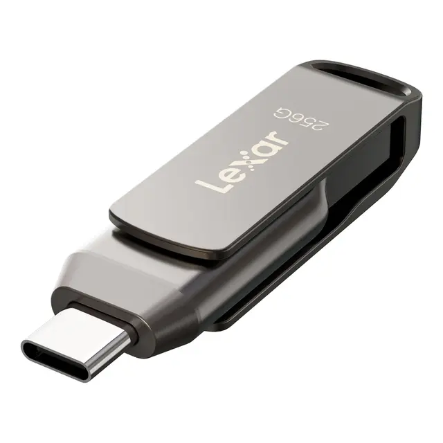 Lexar JumpDrive Dual Drive D400 256GB 256GB Minnepinne. USB-C og USB-A 