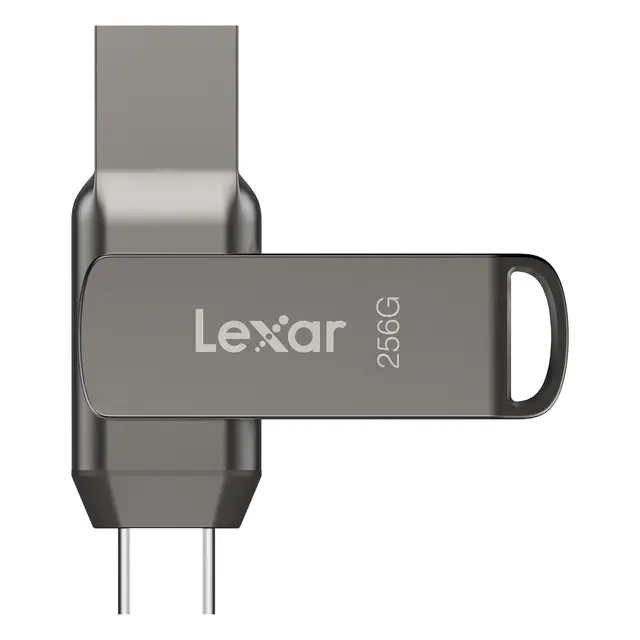 Lexar JumpDrive Dual Drive D400 256GB 256GB Minnepinne. USB-C og USB-A 