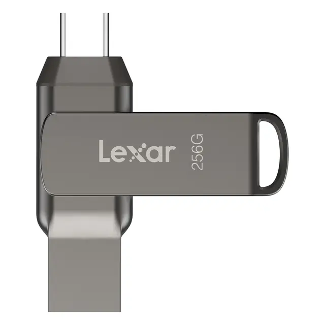 Lexar JumpDrive Dual Drive D400 256GB 256GB Minnepinne. USB-C og USB-A 