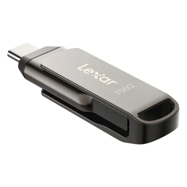Lexar JumpDrive Dual Drive D400 256GB 256GB Minnepinne. USB-C og USB-A 