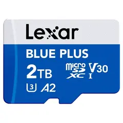 Lexar microSDHC Blue Plus UHS-I 2TB Med adapter. C10/A2/U3 (V30)