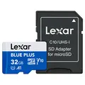 Lexar microSDHC Blue Plus 32GB UHS-I 100MB/s read C10/A1/U1 (V10) 32GB