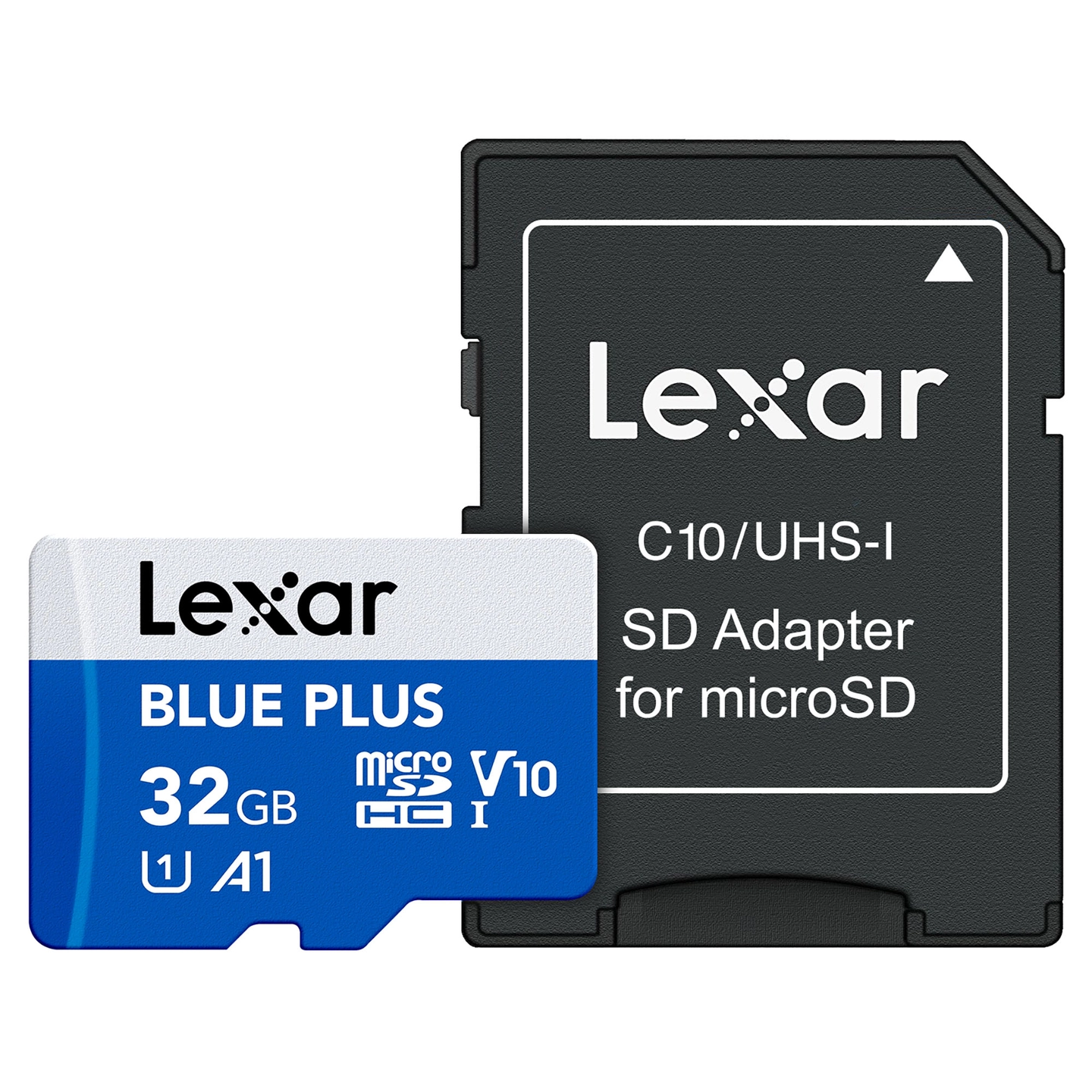 Lexar microSDHC Blue Plus 32GB UHS-I 100MB/s read C10/A1/U1 (V10) 32GB