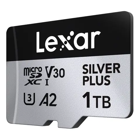 Lexar Pro Silver Plus microSDXC 1TB V30, Max Read 205 - Write 150 MB/s