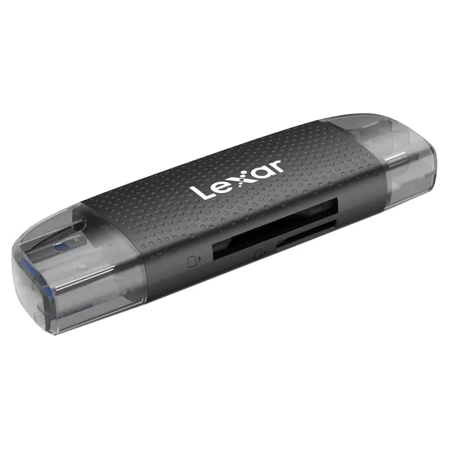 Lexar Kortleser Dual Slot USB-A/C For SD og microSD (USB 3.1) 