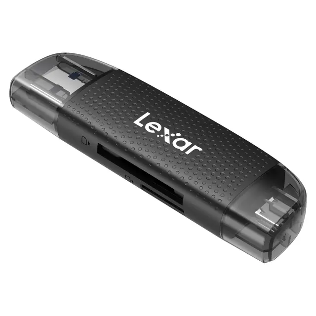 Lexar Kortleser Dual Slot USB-A/C For SD og microSD (USB 3.1) 