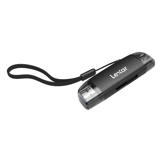 Lexar Kortleser Dual Slot USB-A/C For SD og microSD (USB 3.1) 