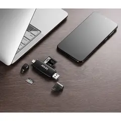 Lexar Kortleser Dual Slot USB-A/C For SD og microSD (USB 3.1)