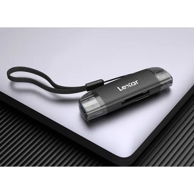 Lexar Kortleser Dual Slot USB-A/C For SD og microSD (USB 3.1) 