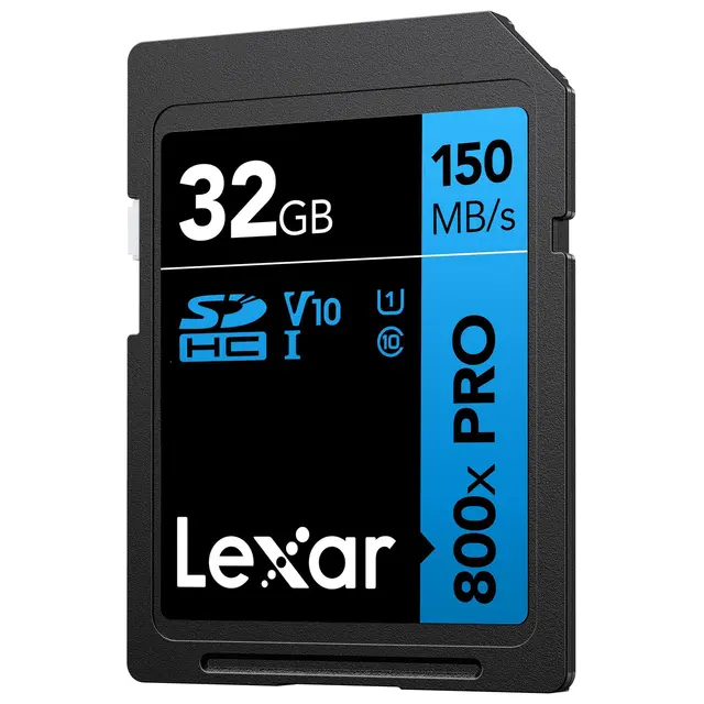 Lexar Pro 800X SDXC UHS-I U3 (V30) 32GB 32GB. R150/W45 