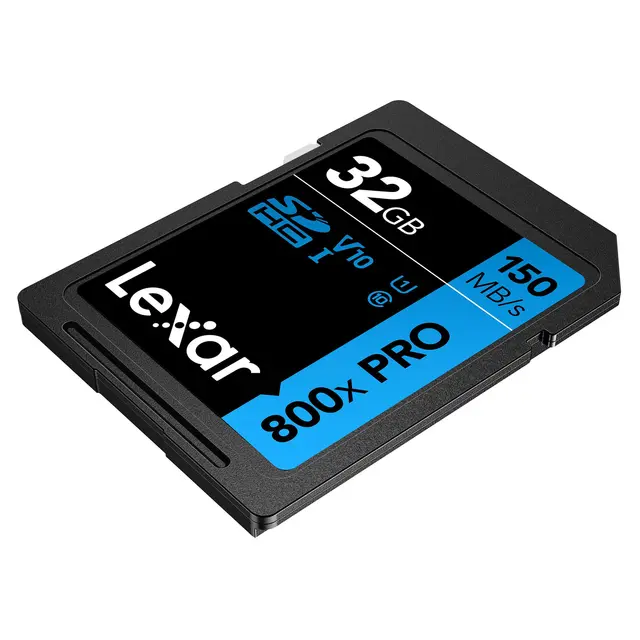 Lexar Pro 800X SDXC UHS-I U3 (V30) 32GB 32GB. R150/W45 