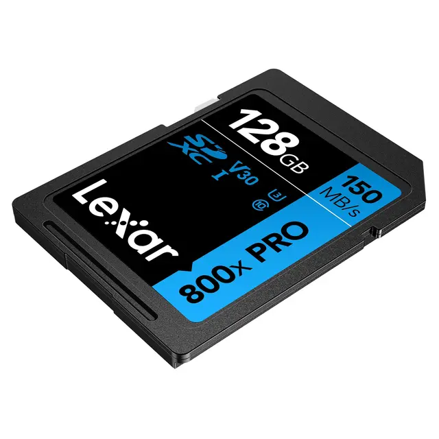 Lexar Pro 800X SDXC UHS-I U3 (V30) 128GB 128GB. R150/W45 