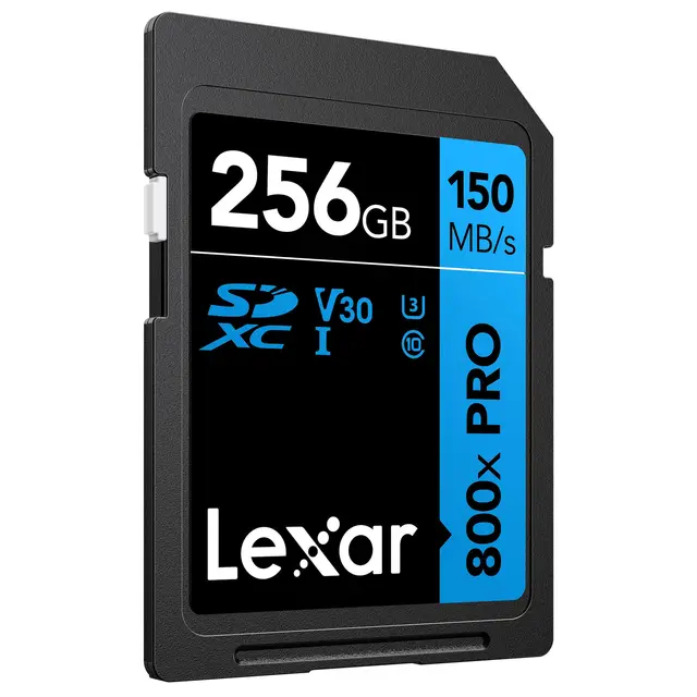 Lexar Pro 800X SDXC UHS-I U3 (V30) 256GB 256GB. R150/W45 