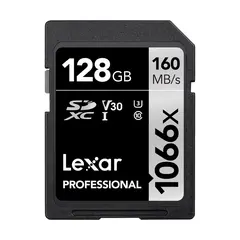 Lexar Pro 1066x SDXC U3 (V30) UHS-I 128 GB Minnekort R160/W120