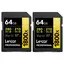 Lexar Pro 1800X SDXC UHS-II U3 64GB 2x 2-pack 64GB (V60) R280/W210