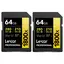 Lexar Pro 1800X SDXC UHS-II U3 64GB 2x 2-pack 64GB (V60) R280/W210 