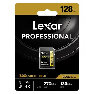 Lexar Pro 1800X SDXC UHS-II U3 128GB 128GB (V60) R280/W210