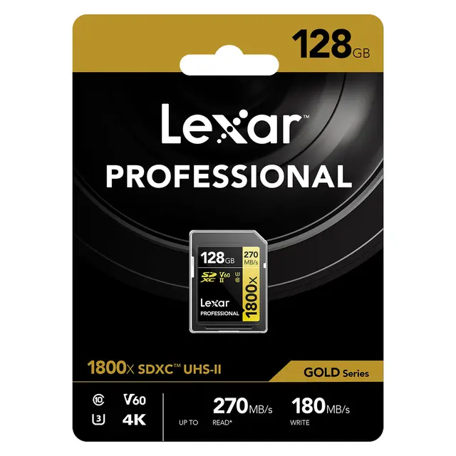Lexar Pro 1800X SDXC UHS-II U3 128GB 128GB (V60) R280/W210 