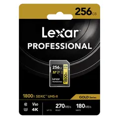 Lexar Pro 1800X SDXC UHS-II U3 256GB 256GB (V60) R280/W210