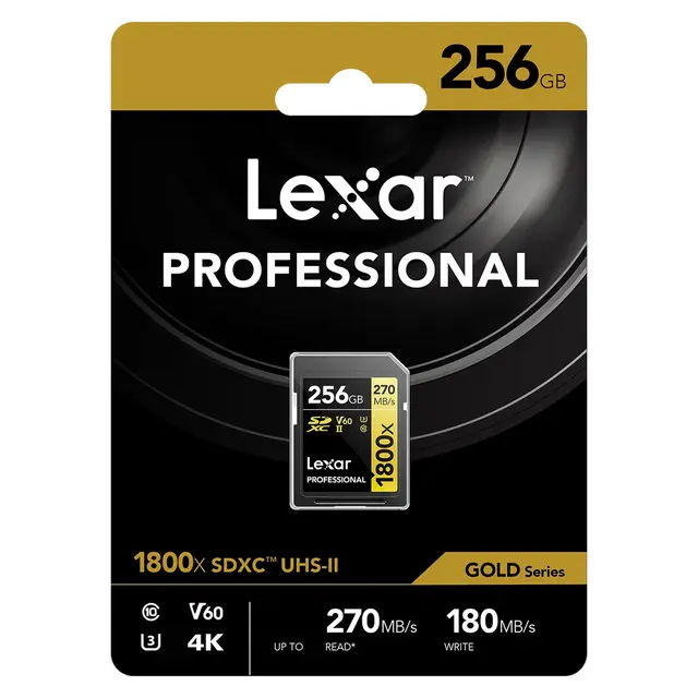 Lexar Pro 1800X SDXC UHS-II U3 256GB 256GB (V60) R280/W210 
