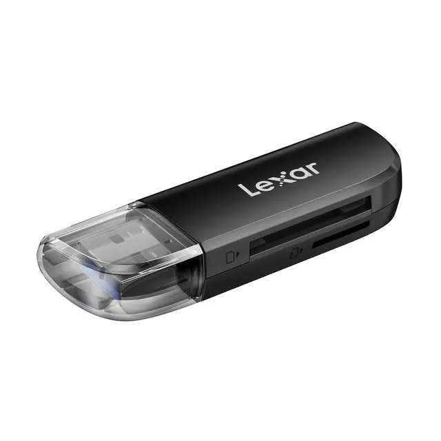 Lexar Pro 2000X SDXC UHS-II U3 128GB Med Dual Slot USB-A kortleser 