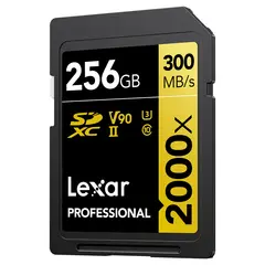 Lexar Pro 2000X SDXC UHS-II U3 256GB (V90) R300/W260