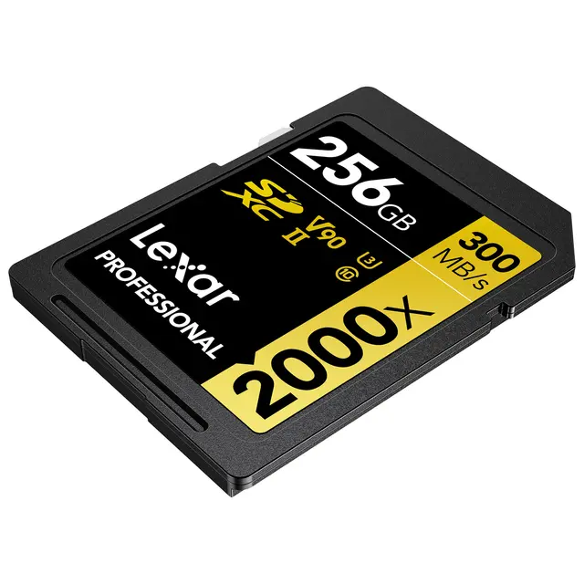 Lexar Pro 2000X SDXC UHS-II U3 256GB (V90) R300/W260 