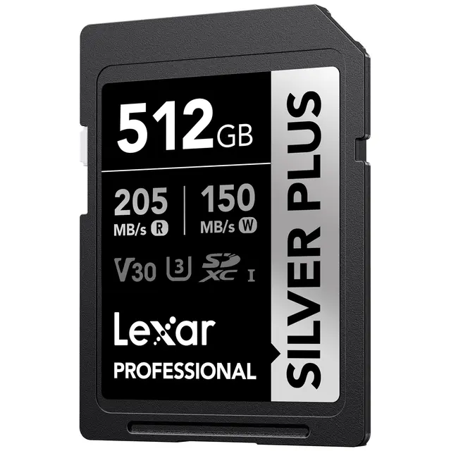 Lexar Pro Silver 1066X SDXC UHS-I 512GB 512GB. R205/W150. U3 (V30) 