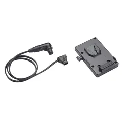 Litepanels Astra V-Mount Battery Bracket m/P-Tap to 3-pin XLR cable. V-Lock