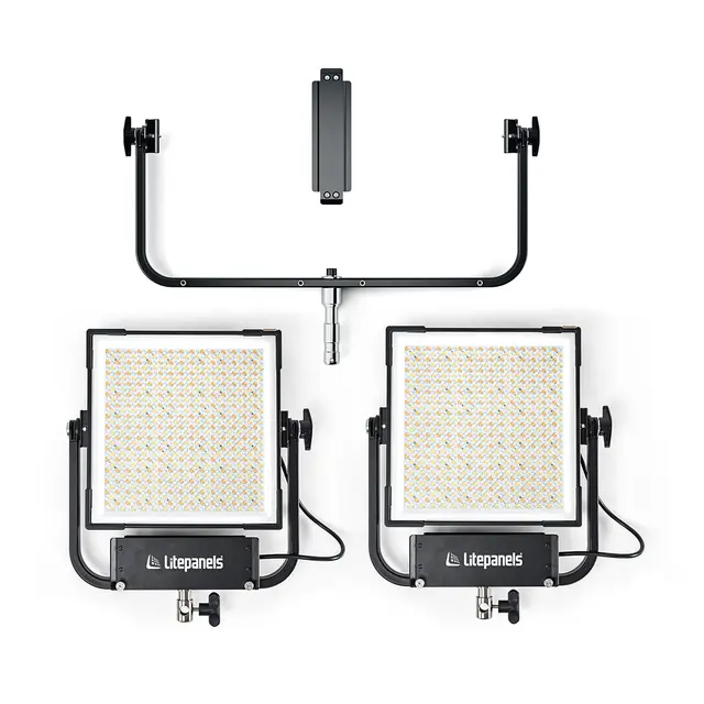 Litepanels Gemini 1x1 Hard Dual Array Light Kit 