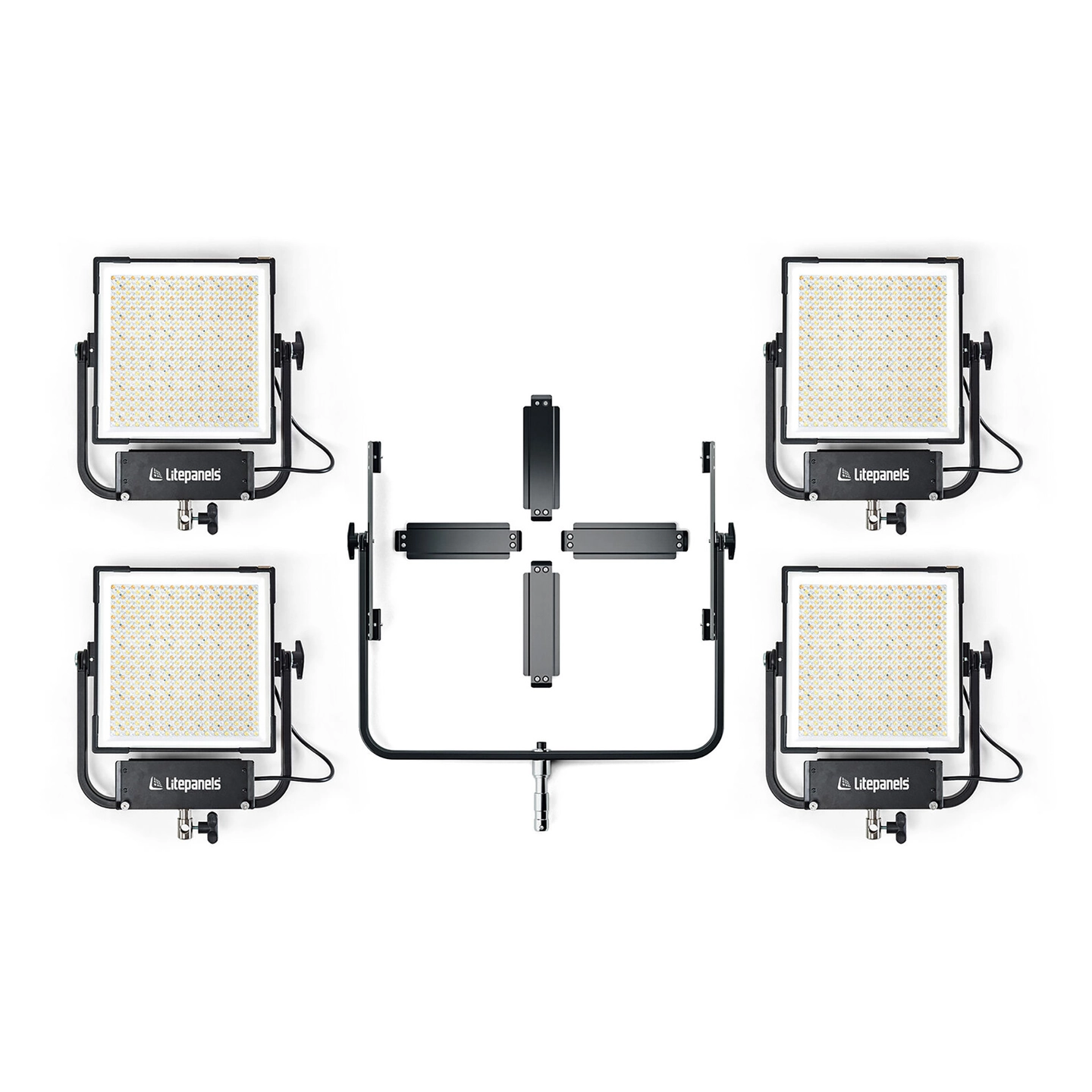 Litepanels Gemini 1x1 Hard Quad Array Light Kit