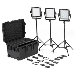 Litepanels Astra IP 1x1 Traveler Trio GM&amp;VM Kit