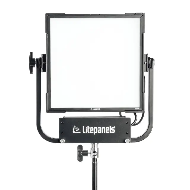 Litepanels Gemini 1x1 Soft RGBWW LED Panel Pole-Operated Yoke Bare Ends 