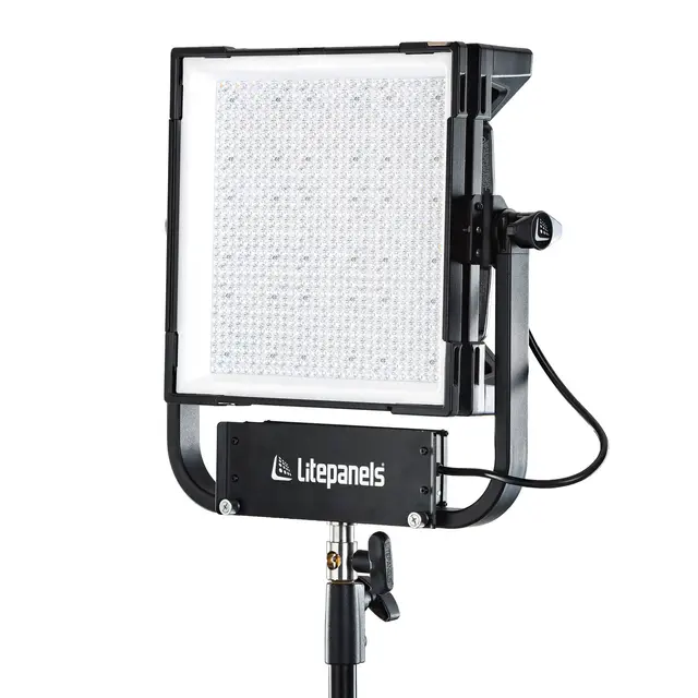 Litepanels Gemini 1x1 Hard RGBWW LED Panel Pole-Operated Yoke 