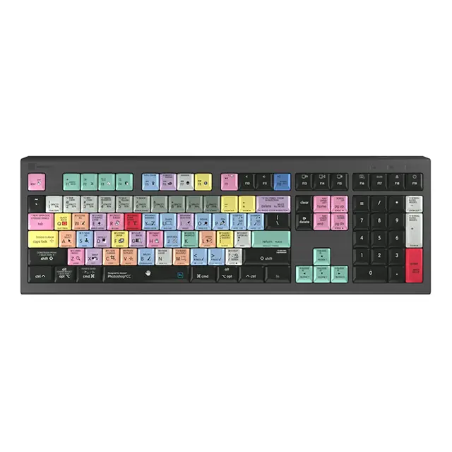 Logickeyboard PhotoShop CC MAC ASTRA 2 Mac Backlit UK 