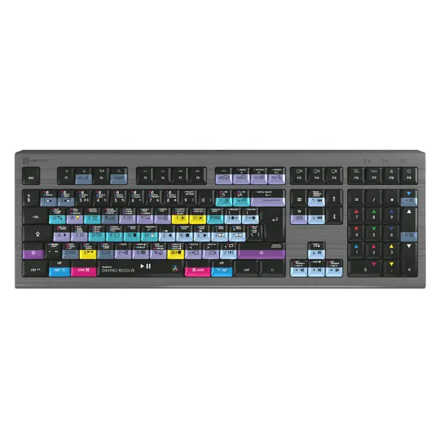 LogicKeyboard Davinci Resolve 18 Apple Mac Backlit ASTRA 2 UK 