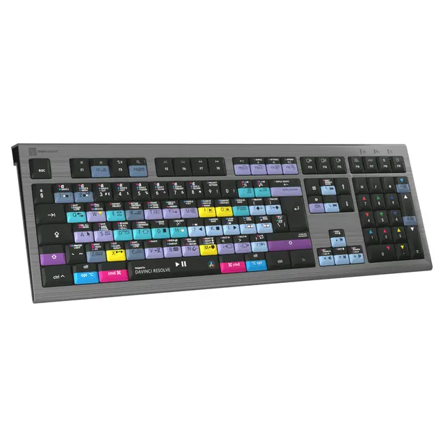 LogicKeyboard Davinci Resolve 18 Apple Mac Backlit ASTRA 2 UK 