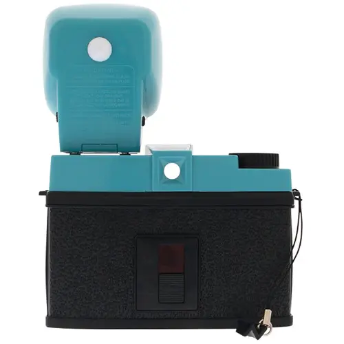 Lomography Diana F+ camera/flash Teal/Black 