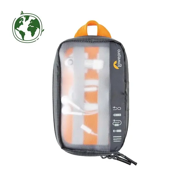 Lowepro GearUp Pouch Mini Gray Smart etui med vindu. Kabler og lign. 