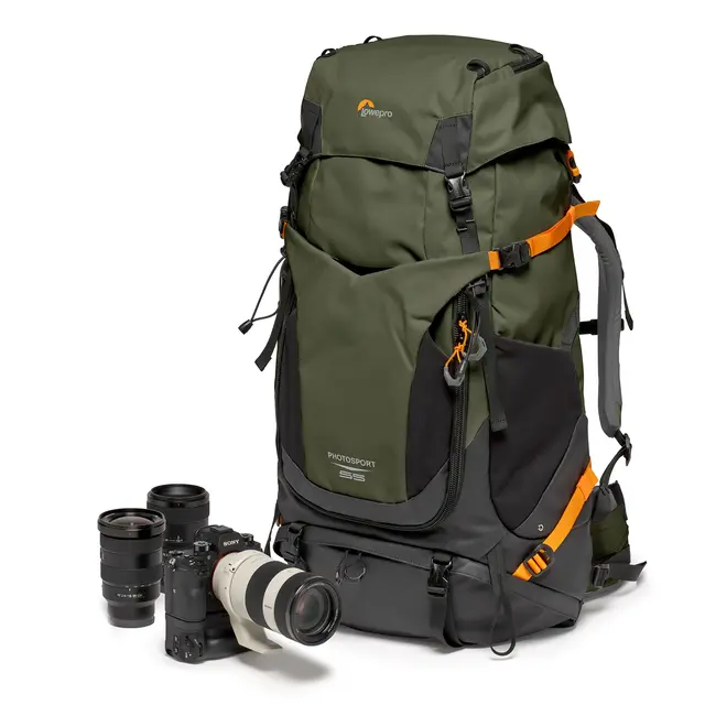 Lowepro PhotoSport PRO 55L AW IV M-L Tursekk med kamerainsert. Lang rygg 