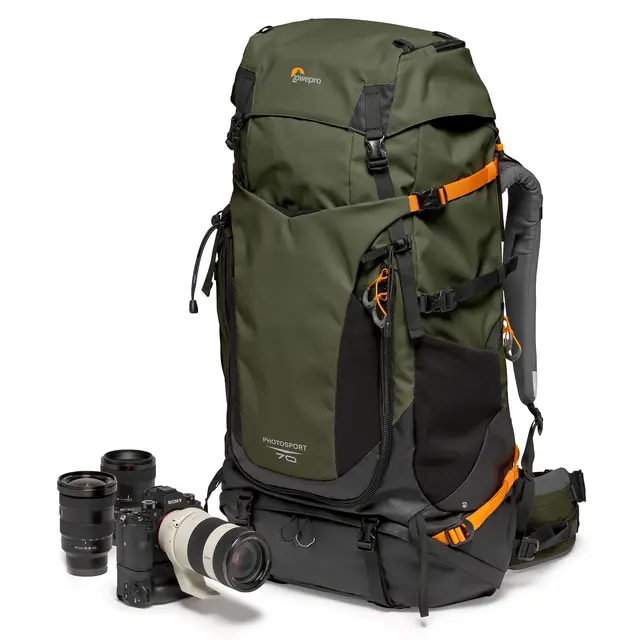 Lowepro PhotoSport PRO 70L AW IV S-M Tursekk med kamerainsert. Medium rygg 