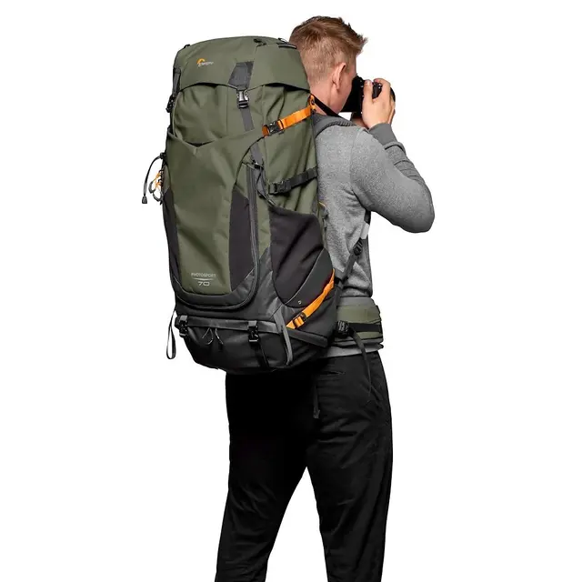 Lowepro PhotoSport PRO 70L AW IV M-L Tursekk med kamerainsert. Lang rygg 